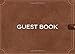 Algopix Similar Product 17 - Guest Book Modern Leather Guest Book