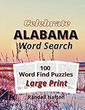 Algopix Similar Product 10 - Celebrate Alabama Word Search 100 Word