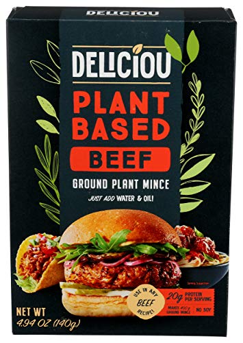 Algopix Similar Product 15 - DELICIOU Plant Based Beef, 4.94 OZ