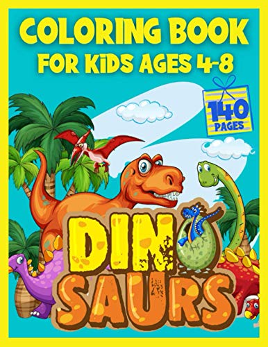Algopix Similar Product 7 - Dinosaur Coloring Book for Kids Ages
