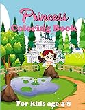 Algopix Similar Product 6 - Princess Coloring Book: For Kids Age 4-8
