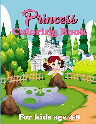 Algopix Similar Product 20 - Princess Coloring Book: For Kids Age 4-8