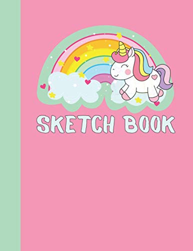 Algopix Similar Product 17 - Sketch Book Cute Unicorn Kawaii