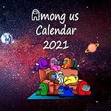 Algopix Similar Product 6 - Among Us Game 2021 Wall Calendar among