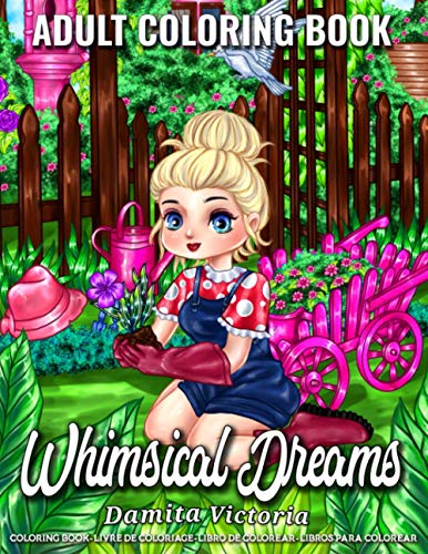 Algopix Similar Product 11 - Whimsical Dreams Adult Coloring Book