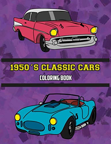Algopix Similar Product 10 - 1950s Classic Cars Coloring Book
