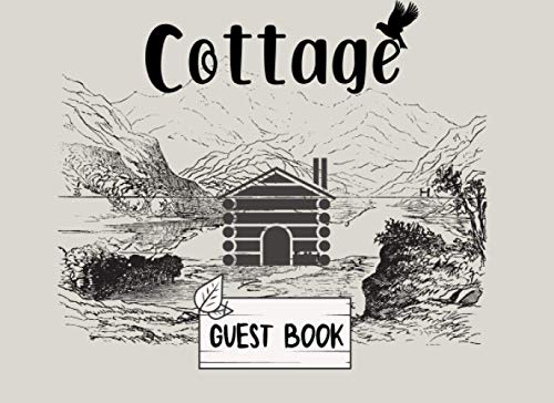 Algopix Similar Product 9 - Cottage Guest Book A Lovely Cottage