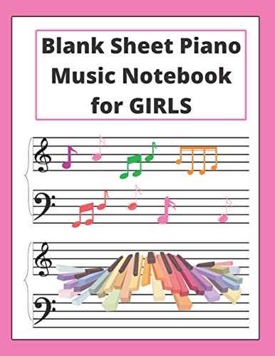 Algopix Similar Product 5 - Blank Sheet Piano Music Notebook for