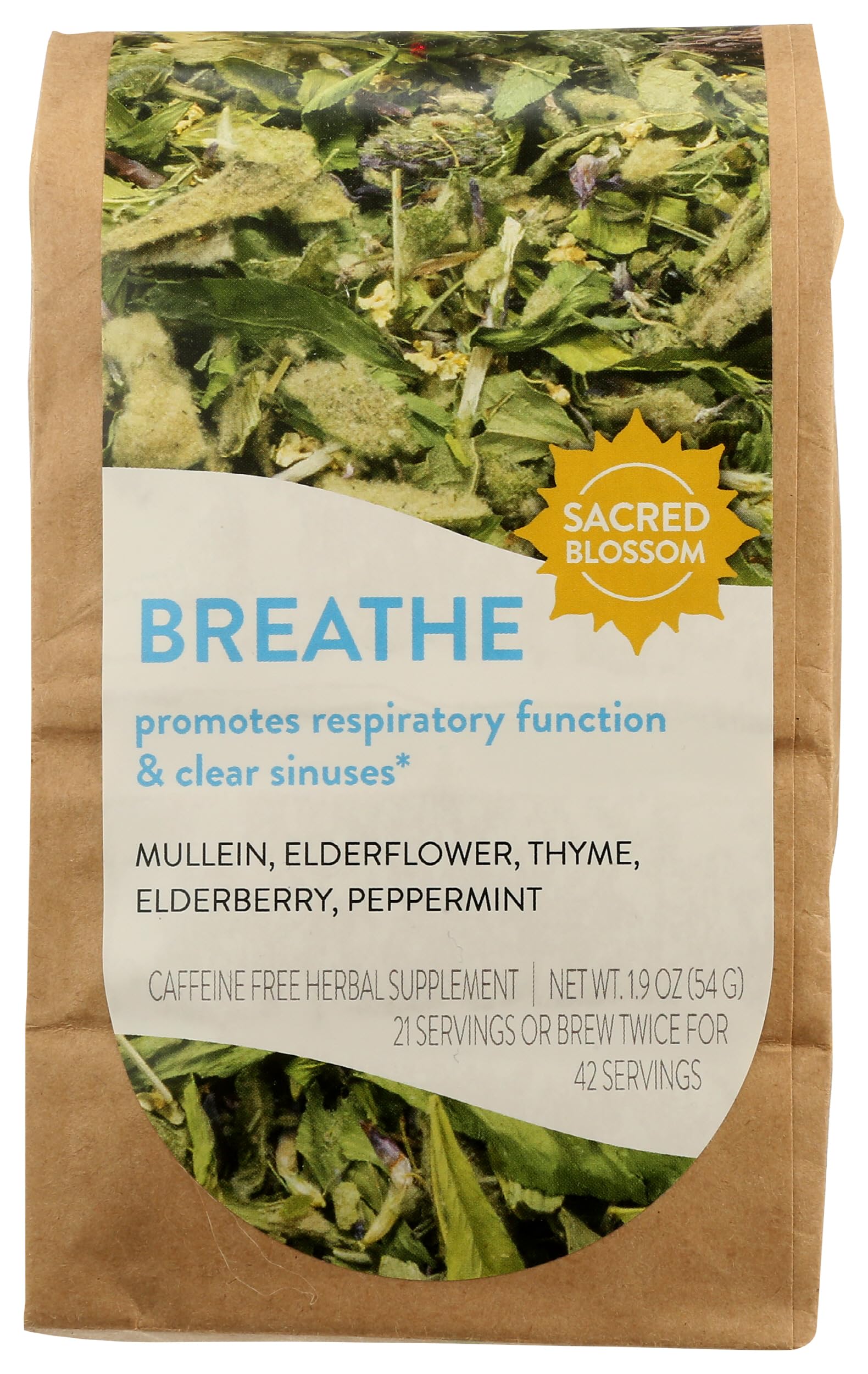 Algopix Similar Product 10 - SACRED BLOSSOM FARM Breathe Herbal