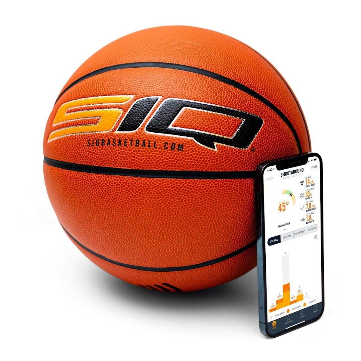 Algopix Similar Product 9 - SIQ Smart Basketball Turn Reps into