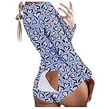 Algopix Similar Product 15 - Womens One Piece Short Leopard Print