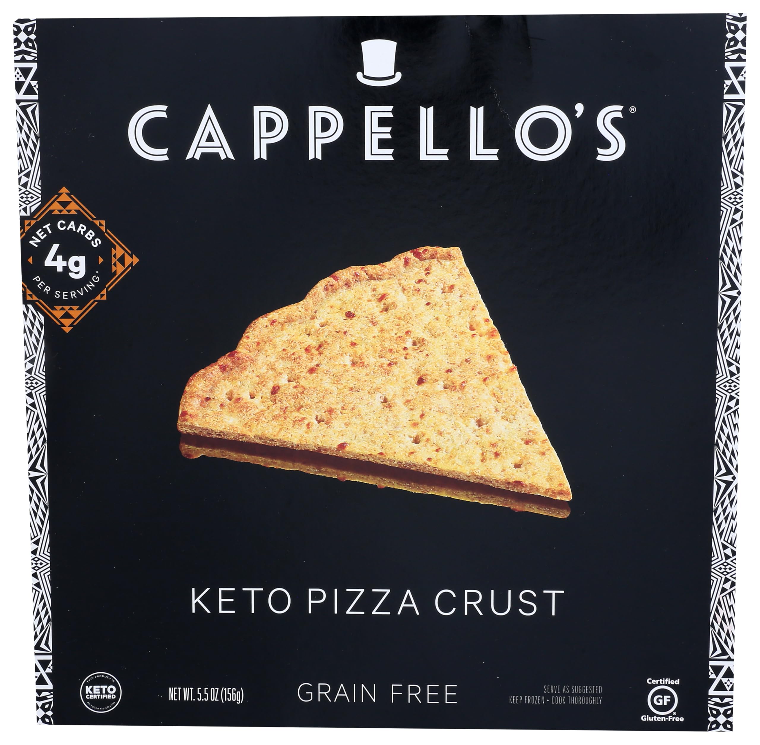 Algopix Similar Product 9 - CAPPELLOS Keto Pizza Crust, 5.5 OZ