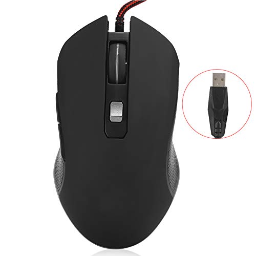 Algopix Similar Product 10 - QueenY Wired Computer Mouse USB 8Key