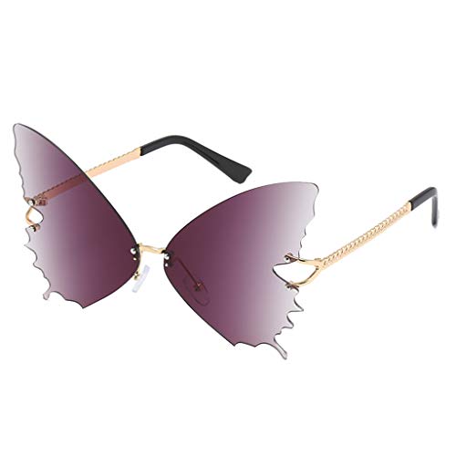 Algopix Similar Product 5 - justHIGH 2021 Butterfly Rimless