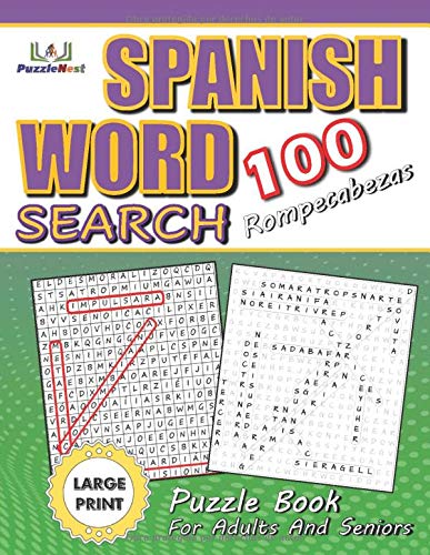 Algopix Similar Product 5 - Large Print Spanish Word Search Puzzle