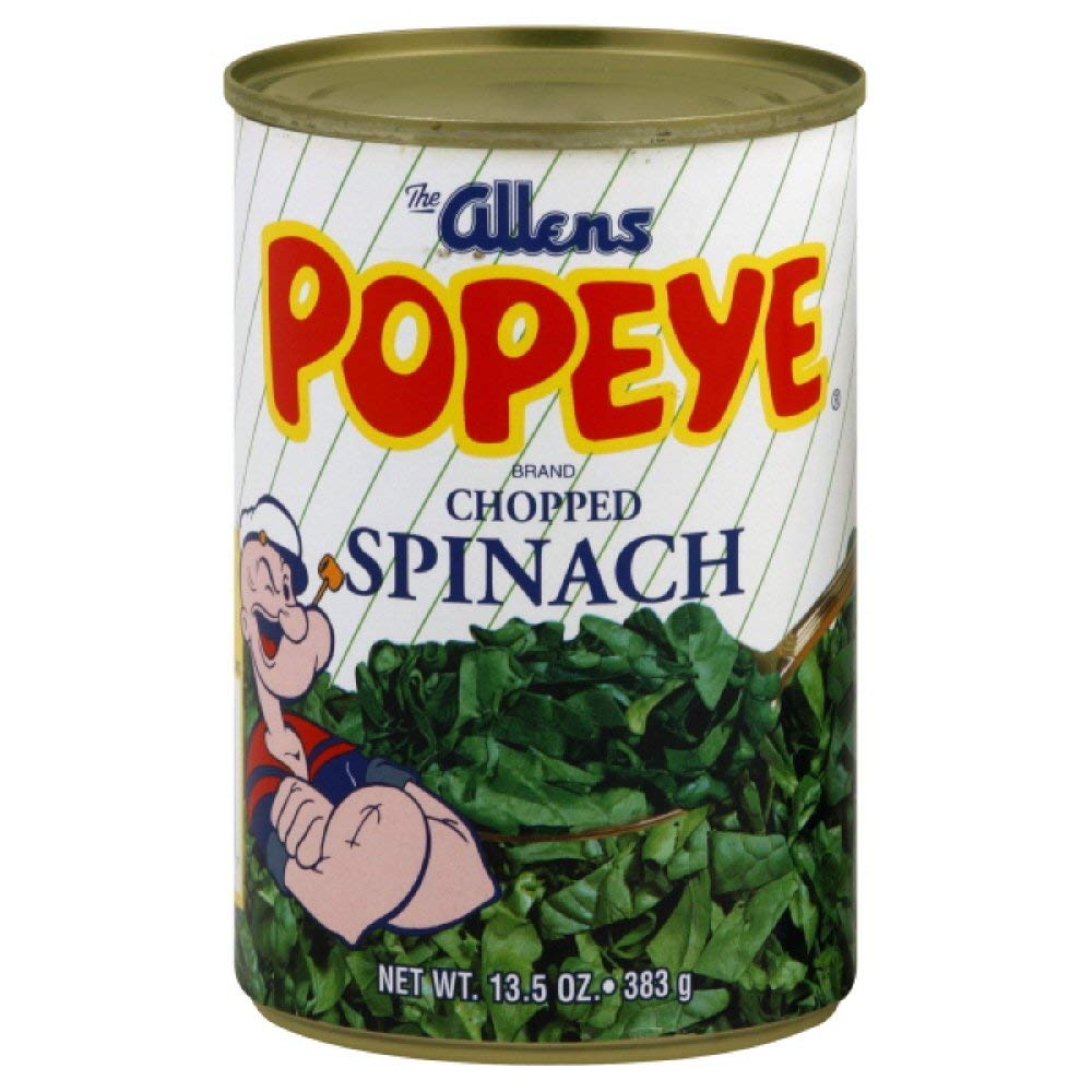 Algopix Similar Product 1 - Popeye Chopped Spinach All Natural No