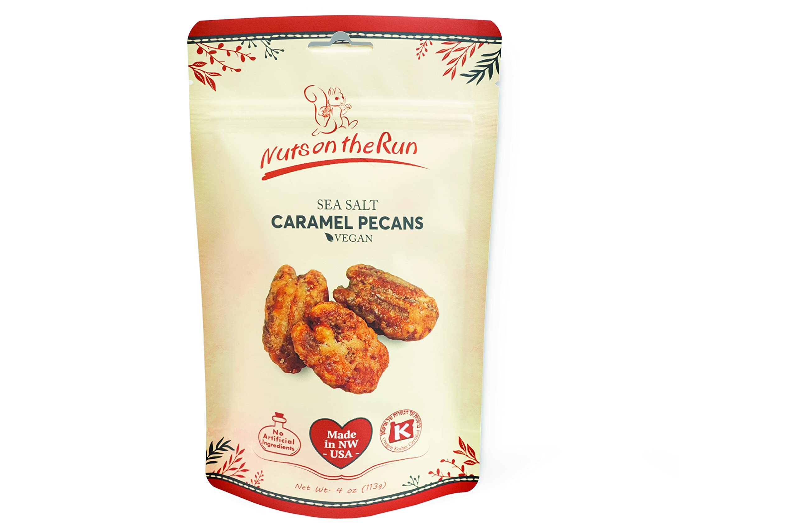 Algopix Similar Product 3 - NUTS ON THE RUN Sea Salt Caramel