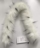 Algopix Similar Product 20 - Collar Faux Fur Royal White for coat