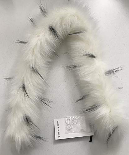 Algopix Similar Product 2 - Collar Faux Fur Royal White for coat