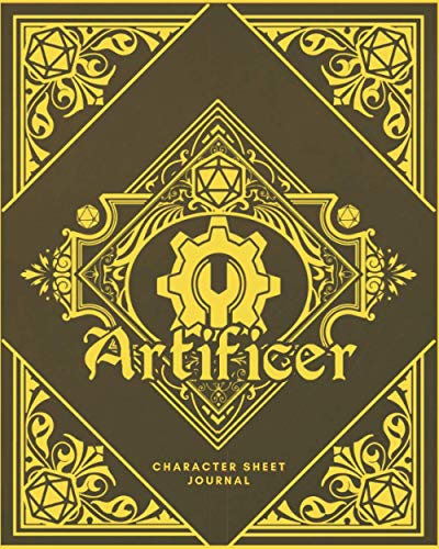 Algopix Similar Product 4 - Artificer Character Sheet Journal DnD
