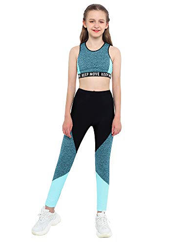 Algopix Similar Product 4 - Moggemol Kids Girls 2 Piece Gymnastic