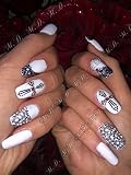 Algopix Similar Product 12 - Luxury Fake nails presson uv gel