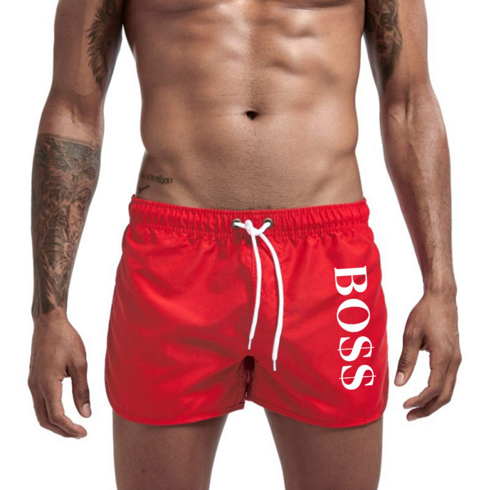 Algopix Similar Product 19 - Funsweat Men Swim Trunks Quick Dry