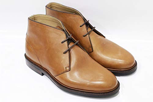 Algopix Similar Product 5 - Handmade Men Brown Leather Chukka High