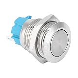Algopix Similar Product 15 - Push Button Switch Stainless Steel Flat