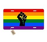 Algopix Similar Product 11 - Gay Pride Printed Aluminum License