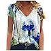Algopix Similar Product 14 - Hmazy Womens Short Sleeve Tops V Neck