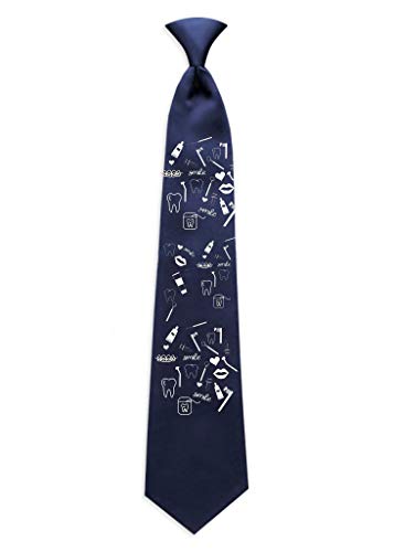 Algopix Similar Product 8 - Mens Dentist Necktie Tooth Necktie