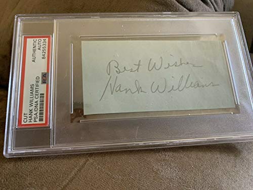 Algopix Similar Product 1 - Hank Williams Sr Signature Autographed