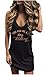 Algopix Similar Product 14 - Summer V Neck Mini Dress for Women