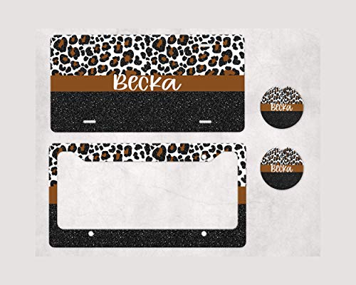 Algopix Similar Product 1 - Personalized Leopard Faux Glitter