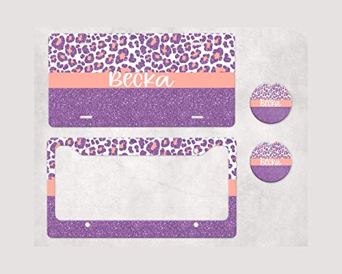 Algopix Similar Product 2 - Personalized Leopard Faux Glitter