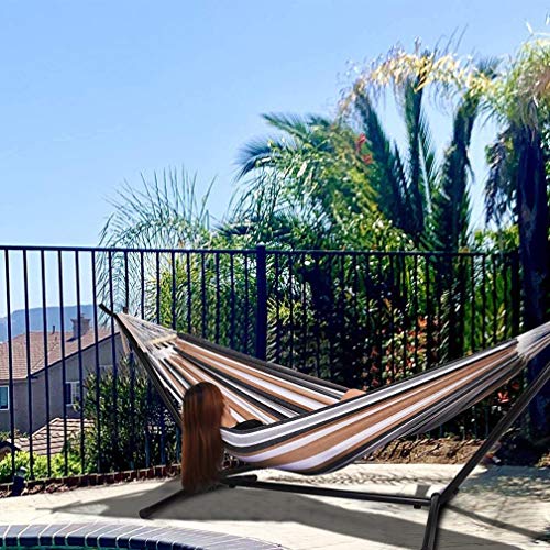 Algopix Similar Product 15 - Yrmup Hammock with Space Steel Stand