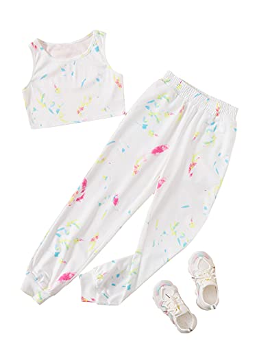 Algopix Similar Product 11 - Romwe Girls Kids 2 Piece Sweatpant
