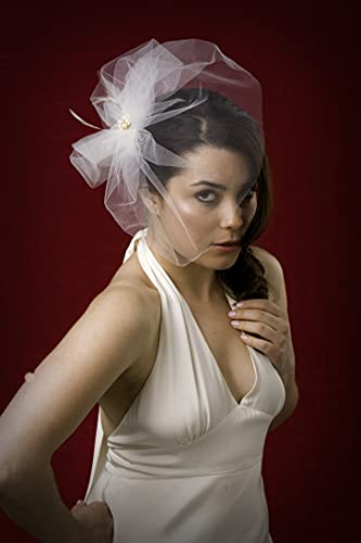 Algopix Similar Product 13 - Handcrafted Basic illusion Blusher Veil