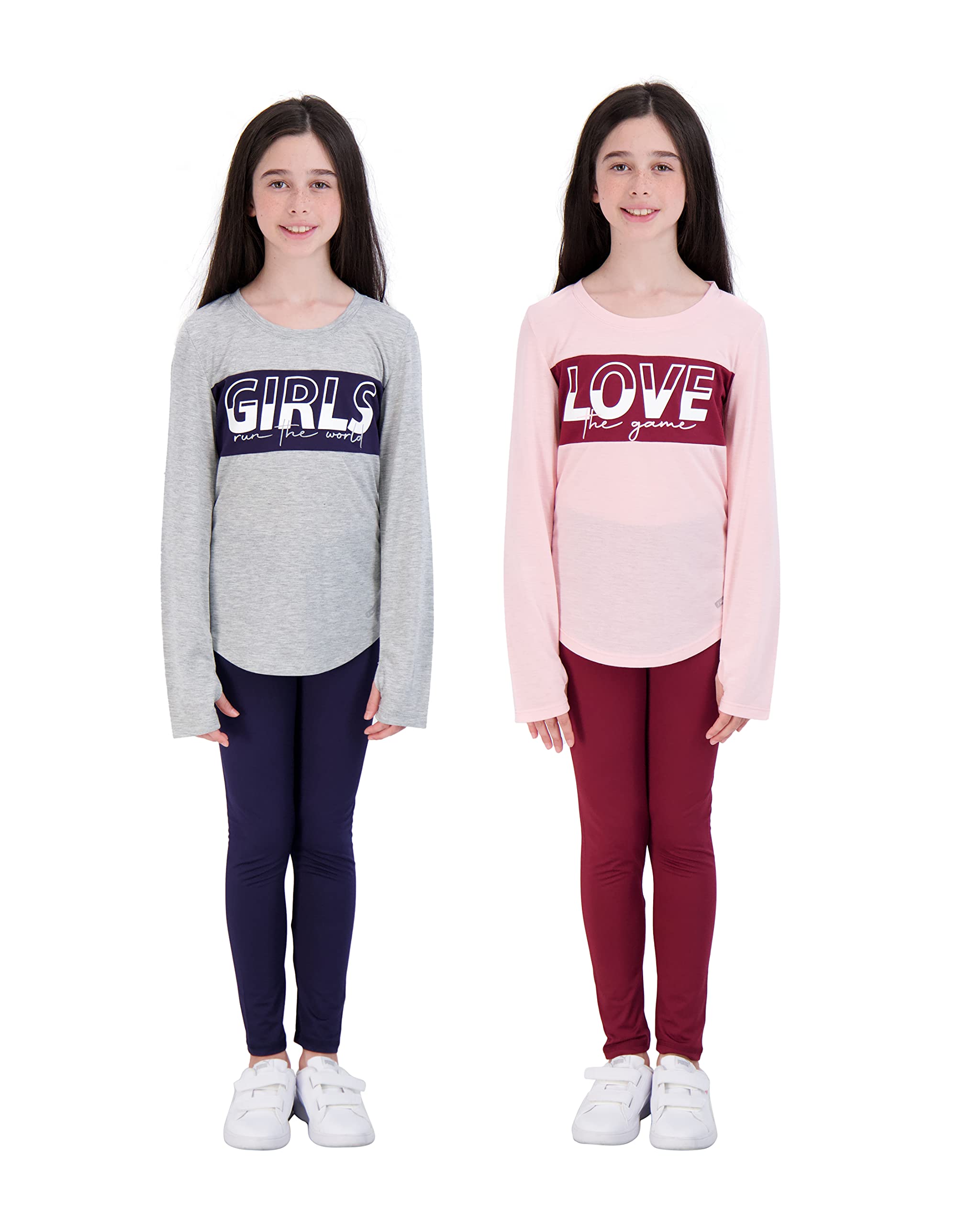 Algopix Similar Product 14 - Hind 4Piece Girls Athletic Leggings