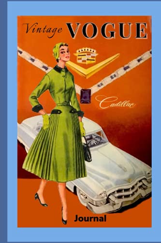 Algopix Similar Product 16 - VINTAGE VOGUE Journal Cover inspired