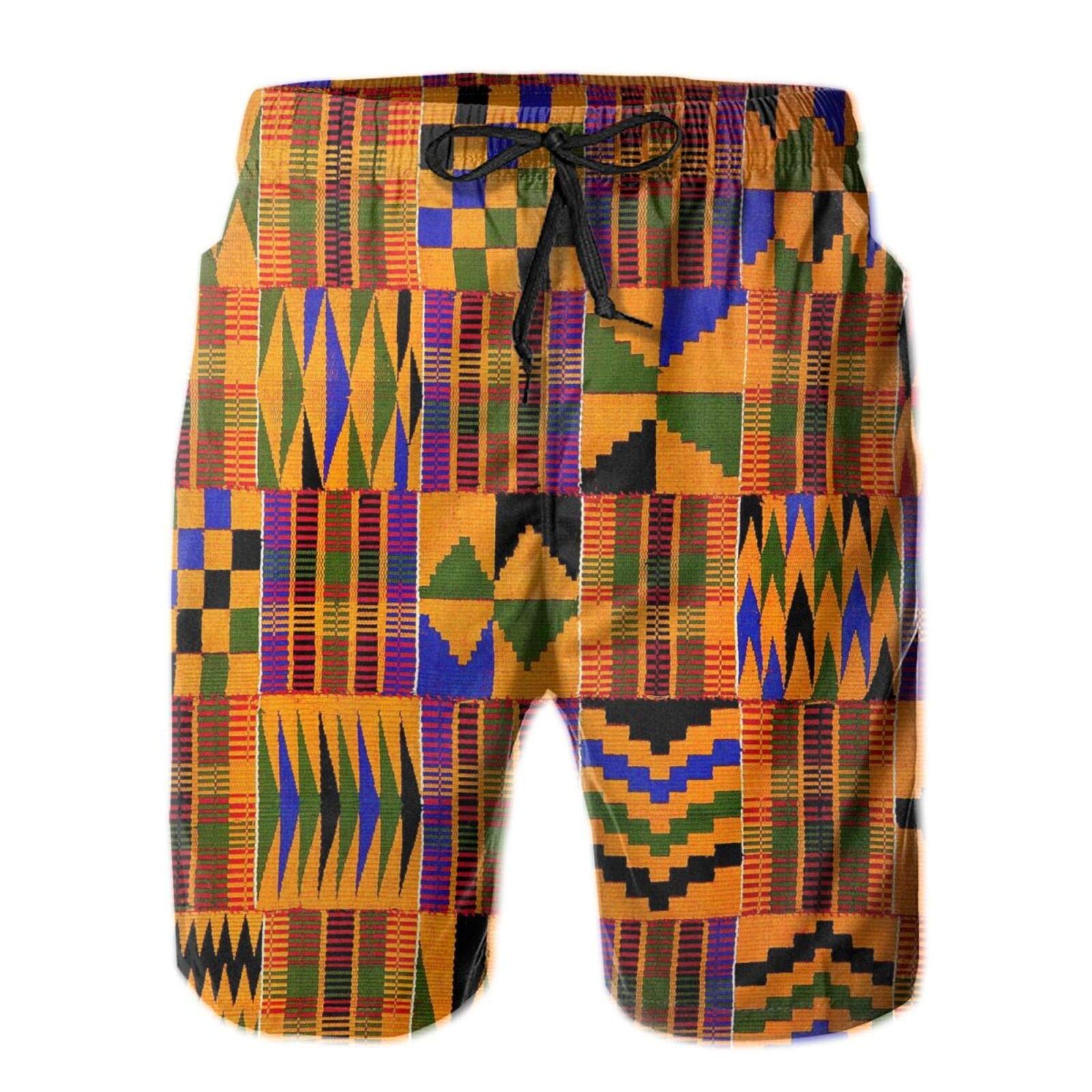 Algopix Similar Product 12 - YPTBST Mens Ghana Kente Fabric African