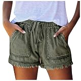 Algopix Similar Product 7 - BEIBEIA Cut Off Denim Shorts for Women