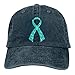 Algopix Similar Product 4 - Ovarian Cancer Awareness Cowboy Hat Cap