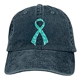 Algopix Similar Product 18 - Ovarian Cancer Awareness Cowboy Hat Cap