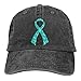 Algopix Similar Product 9 - Ovarian Cancer Awareness Cowboy Hat Cap