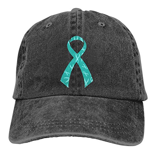 Algopix Similar Product 3 - Ovarian Cancer Awareness Cowboy Hat Cap