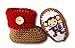 Algopix Similar Product 5 - Monkey Paw Print Baby Booties