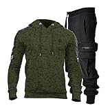 Algopix Similar Product 18 - FEDULK Mens 2 Piece Outfits Casual