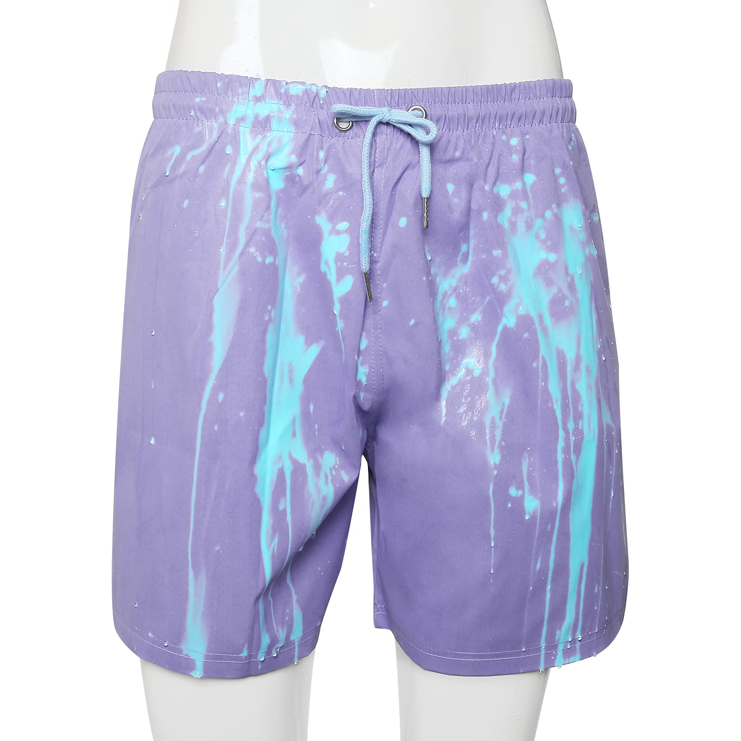 Algopix Similar Product 18 - TOJONOZO Mens Color Changing Swim